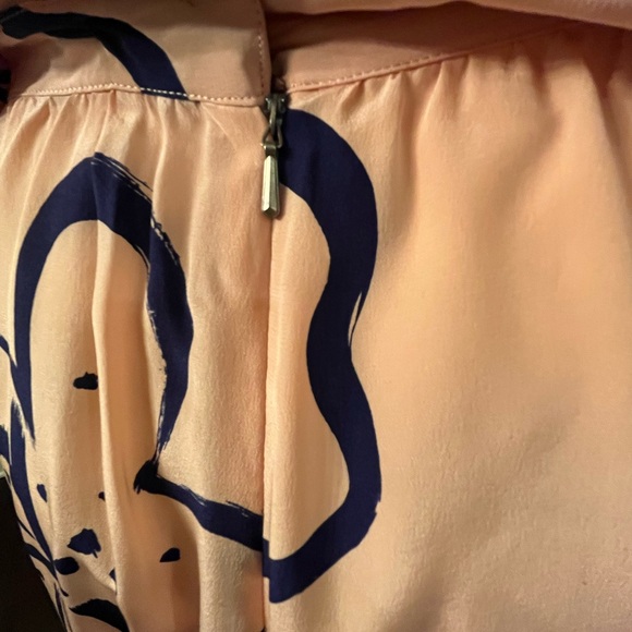 Vintage Korean Silk Two-Piece Set | Blush Pink Hibiscus Floral | 100% Silk - Picture 6 of 6